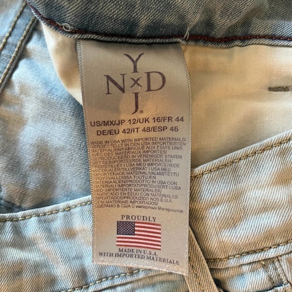 NYDJ Not Your Daughter's Jeans Size 12 Alina Legging Jeans Lift Tuck Tech - Picture 6 of 8